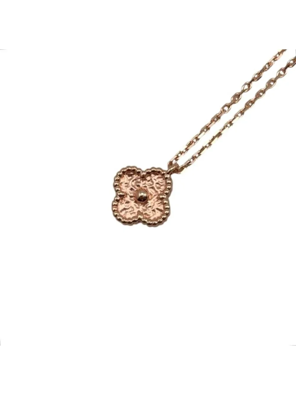 Van Cleef & Arpels Necklace Suit Alhambra Pendant Rose Gold&arpels